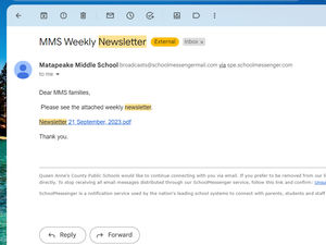 MMS Weekly Electronic Newsletter